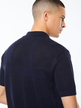 Load image into Gallery viewer, Sabino Knit Polo-Maritime Blue

