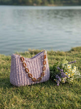Load image into Gallery viewer, Colorful Woven Straw Shoulder Bag
