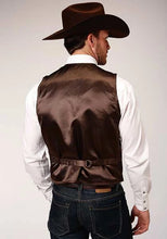 Load image into Gallery viewer, Roper Classic Suede Leather (Brown) - Men's Vest
