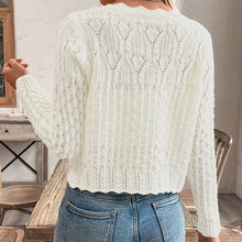 Load image into Gallery viewer, Women's Solid Color Elegant Round Neck Cardigan Top
