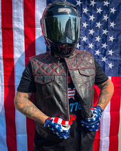 Load image into Gallery viewer, Upside Men's Club Style Leather Vest
