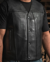 Load image into Gallery viewer, Gambler Men's Motorcycle Leather Vest
