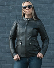 Load image into Gallery viewer, Jewel - Women's Motorcycle Leather Jacket
