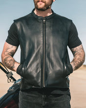 Load image into Gallery viewer, Club House Men's Leather Motorcycle Vest
