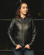 Load image into Gallery viewer, Flashback - Women's Motorcycle Leather Jacket
