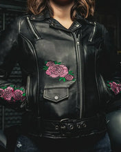 Load image into Gallery viewer, Bloom - Women's Motorcycle Leather Jacket
