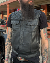 Load image into Gallery viewer, Upside Men's Club Style Leather Vest
