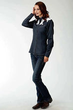 Load image into Gallery viewer, Roper American Star Snap (Blue) - Women's Shirt
