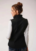 Load image into Gallery viewer, Roper Softshell Vest with Fleece Lining (Black) - Women's Vest
