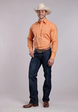Load image into Gallery viewer, Roper 2924 Solid Poplin (Orange) - Men's Western Shirt
