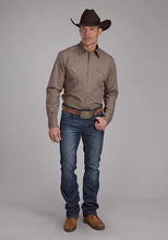 Load image into Gallery viewer, Roper 2221 Solid (Brown) - Men's Western Shirt
