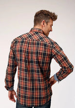 Load image into Gallery viewer, Roper 1853 Dobby Plaid (Brown) - Men's Western Shirt
