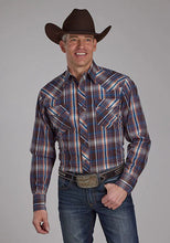 Load image into Gallery viewer, Roper 2176 Arrow Dobby (Brown) - Men's Western Shirt
