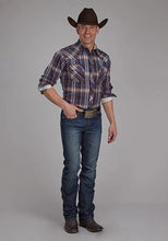 Load image into Gallery viewer, Roper 2176 Arrow Dobby (Brown) - Men's Western Shirt
