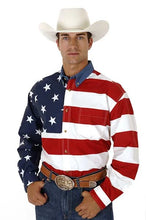 Load image into Gallery viewer, Roper Pieced Stars &amp; Stripes (Multi) - Men's Western Shirt
