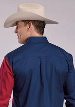 Load image into Gallery viewer, Roper Pieced Texas Flag (Multi) - Men's Western Shirt
