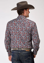 Load image into Gallery viewer, Roper Red River Paisley (Red) - Men's Western Shirt

