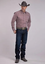 Load image into Gallery viewer, Roper 2882 Tile Foulard (Red) - Men's Western Shirt
