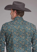 Load image into Gallery viewer, Roper 2382 Dusk Paisley (Blue) - Men's Western Shirt
