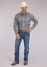 Load image into Gallery viewer, Roper 2501 Medallion Foulard (Grey) - Men's Western Shirt
