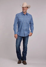Load image into Gallery viewer, Roper 2967 Sky Medallion (Blue) - Men's Western Shirt
