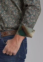 Load image into Gallery viewer, Roper Oak Forest Paisley (Brown) - Men's Western Shirt
