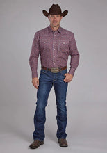 Load image into Gallery viewer, Roper 2153 Highway Foulard (Red) - Men's Western Shirt
