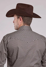 Load image into Gallery viewer, Roper 2594 Stretch Foulard (Grey) - Men's Western Shirt
