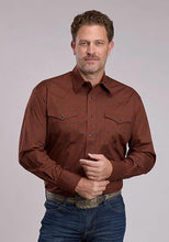 Load image into Gallery viewer, Roper 3090 Stretch Poplin (Rust) - Men's Western Shirt
