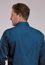 Load image into Gallery viewer, Roper 2981 Solid Poplin (Navy) - Men's Western Shirt
