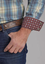 Load image into Gallery viewer, Roper 2159 Dungaree Plaid (Blue) - Men's Western Shirt
