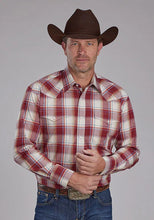 Load image into Gallery viewer, Roper 2160 '57 Chevy Plaid (Red) - Men's Western Shirt
