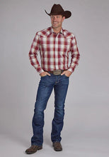 Load image into Gallery viewer, Roper 2160 '57 Chevy Plaid (Red) - Men's Western Shirt
