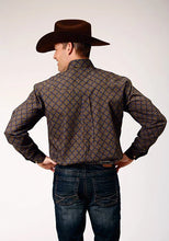 Load image into Gallery viewer, Roper 1839 Diamond Medallion (Brown) - Men's Western Shirt
