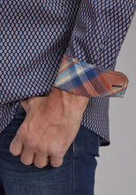 Load image into Gallery viewer, Roper 2157 Diamond Eye Geo (Blue) - Men's Western Shirt
