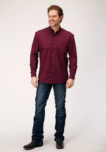 Load image into Gallery viewer, Roper 1847 Four Leaf Foulard (Red) - Men's Western Shirt
