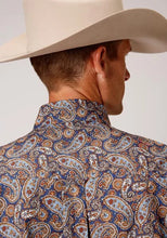 Load image into Gallery viewer, Roper 00996 Country Paisley (Blue) - Men's Western Shirt
