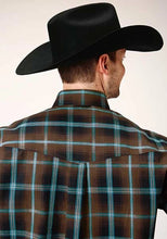 Load image into Gallery viewer, Roper 1375 Plaid (Chocolate) - Men's Western Shirt
