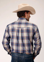 Load image into Gallery viewer, Roper 1842 Ranch Plaid (Blue) - Men's Western Shirt
