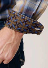 Load image into Gallery viewer, Roper 1842 Ranch Plaid (Blue) - Men's Western Shirt
