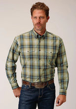 Load image into Gallery viewer, Roper 1660 Sand Dune Plaid (Tan) - Men's Western Shirt
