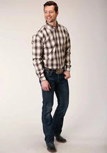 Load image into Gallery viewer, Roper 1371 Smoke House Plaid (Grey) - Men's Western Shirt
