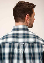 Load image into Gallery viewer, Roper 1373 West Plaid (Blue) - Men's Western Shirt
