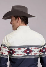 Load image into Gallery viewer, Roper 3175 Horizontal Border (Black) - Men's Western Shirt
