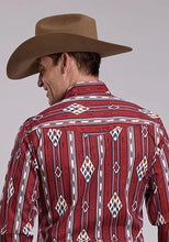 Load image into Gallery viewer, Roper 3052 Vintage Stripe (Rust) - Men's Western Shirt
