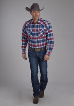 Load image into Gallery viewer, Roper 2205 Flannel (Red) - Men's Western Shirt
