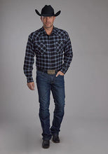 Load image into Gallery viewer, Roper 2205 Flannel (Black) - Men's Western Shirt
