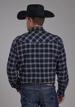 Load image into Gallery viewer, Roper 2205 Flannel (Black) - Men's Western Shirt
