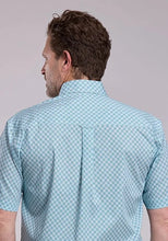 Load image into Gallery viewer, Roper 2893 Four Point Foulard (Teal) - Men's Short Sleeve Shirt

