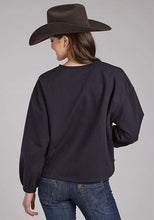 Load image into Gallery viewer, Roper 2341 Open Stables (Black) - Women's Pullover Sweatshirt
